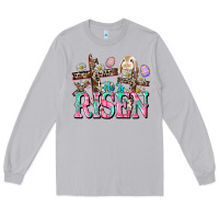 Moon Dust He is risen Easter Day Long Sleeve Tee - CowGirlArtShop