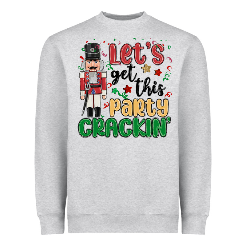 Lets Get This Party Crackin Heavyweight Sweatshirt by MaliasSmallBusiness | Teevron