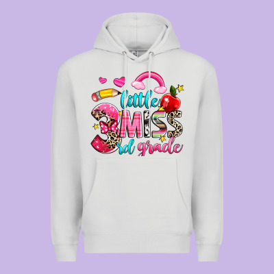 Little Miss Third Grade Premium Hoodie Designed By Nancycooperartshop