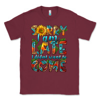 Burgundy sorry i am late i didnt want to come Classic Tee - HRA Design Shop