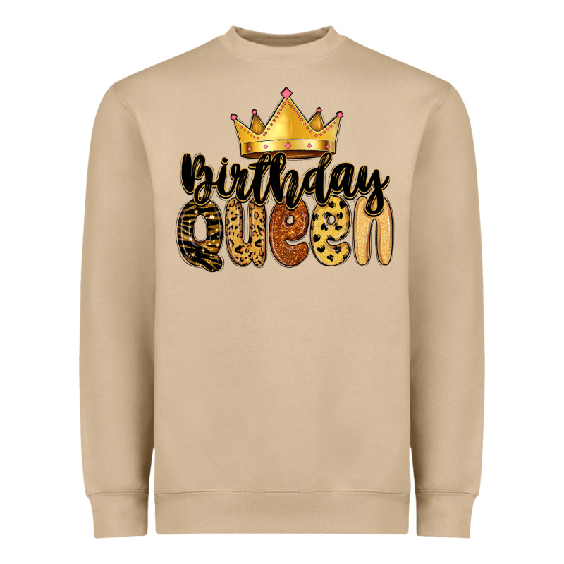 Birthday Queen Heavyweight Sweatshirt by MaliasSmallBusiness | Teevron