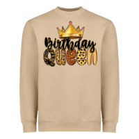 Mushroom birthday queen Heavyweight Sweatshirt - MaliasSmallBusiness