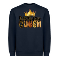 Navy birthday queen Heavyweight Sweatshirt - MaliasSmallBusiness