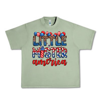 Oil Green little mister America Urban Heavy Tee - Zillion Design Studio