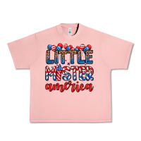 Salmon little mister America Urban Heavy Tee - Zillion Design Studio