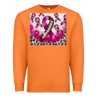 Carrot breast cancer american football ribbon Premium Sweatshirt - NancyCooperArtShop