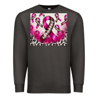 Smoke breast cancer american football ribbon Premium Sweatshirt - NancyCooperArtShop