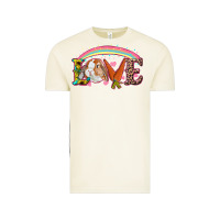 Vintage Arctic Easter Bunny Love With Rainbow Vintage Tee - RanaPortraitStore