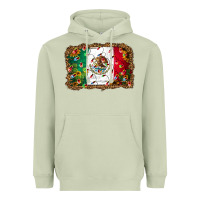 Matcha Christmas lights Mexican flag Heavyweight Hoodie - Jasminsmagicworld