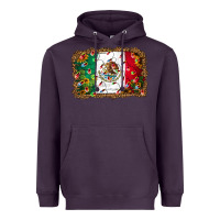 Plum Christmas lights Mexican flag Heavyweight Hoodie - Jasminsmagicworld