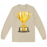 Mushroom throphy cup Long Sleeve Tee - FaDigitalArtStudio