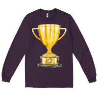 Plum throphy cup Long Sleeve Tee - FaDigitalArtStudio