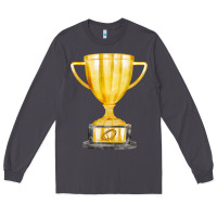 Smoke throphy cup Long Sleeve Tee - FaDigitalArtStudio