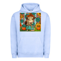 Pigment Grape Ice Western Fall Cow Urban Hoodie - LillyAllenDesigns