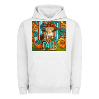 Pigment Lunar Rock Western Fall Cow Urban Hoodie - LillyAllenDesigns