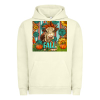 Pigment Pistachio Western Fall Cow Urban Hoodie - LillyAllenDesigns