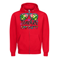 Red teacher off duty Zipper Hoodie - Artiststas
