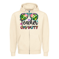 Sandshell teacher off duty Zipper Hoodie - Artiststas