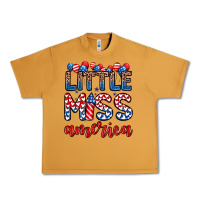 Peanut Butter little miss America Urban Heavy Tee - Zillion Design Studio