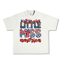 Pistachio little miss America Urban Heavy Tee - Zillion Design Studio
