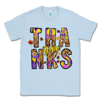 Dusty Blue give thanks Classic Tee - CowhideDigitalArt