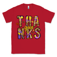Red give thanks Classic Tee - CowhideDigitalArt