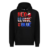 Black red wine and blue Premium Hoodie - MaliasSmallBusiness