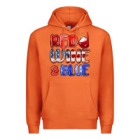 Carrot red wine and blue Premium Hoodie - MaliasSmallBusiness