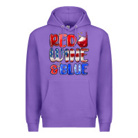 Purple red wine and blue Premium Hoodie - MaliasSmallBusiness