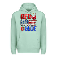 Seafoam red wine and blue Premium Hoodie - MaliasSmallBusiness