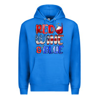 True Royal red wine and blue Premium Hoodie - MaliasSmallBusiness