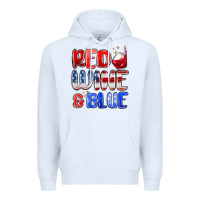 White red wine and blue Premium Hoodie - MaliasSmallBusiness