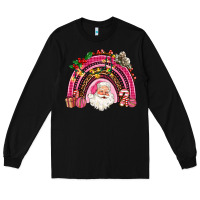 Black pink christmas rainbow Long Sleeve Tee - AdoDesignShop