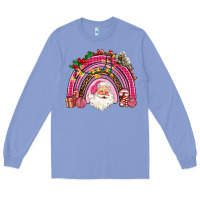 Colony Blue pink christmas rainbow Long Sleeve Tee - AdoDesignShop