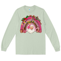Matcha pink christmas rainbow Long Sleeve Tee - AdoDesignShop