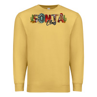 Antique Gold western christmas santa claus sunflowers and cactus Premium Sweatshirt - Jasminsmagicworld
