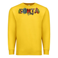 Lemon western christmas santa claus sunflowers and cactus Premium Sweatshirt - Jasminsmagicworld