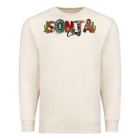Sandshell western christmas santa claus sunflowers and cactus Premium Sweatshirt - Jasminsmagicworld