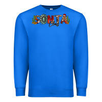 True Royal western christmas santa claus sunflowers and cactus Premium Sweatshirt - Jasminsmagicworld