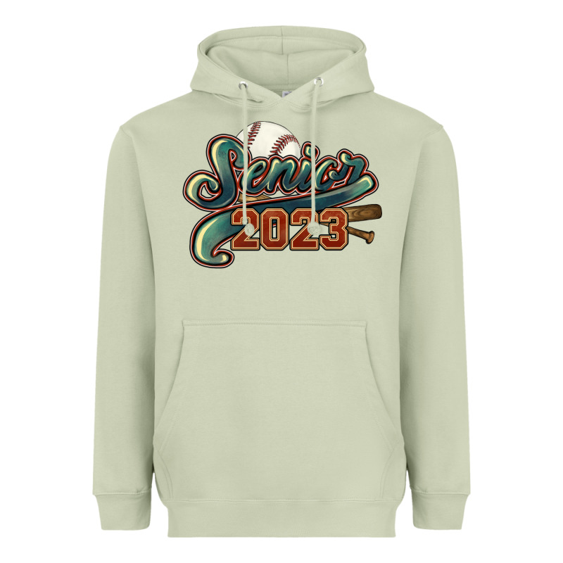 Senior 2023 Baseball Heavyweight Hoodie by NancyCooperArtShop | Teevron