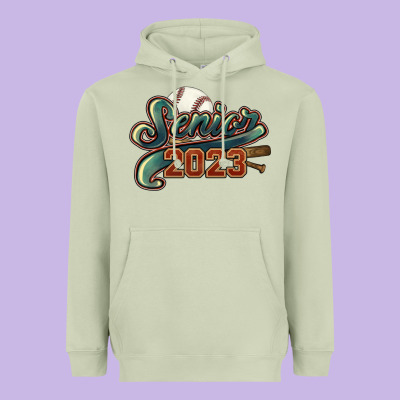 Senior 2023 Baseball Heavyweight Hoodie Designed By Nancycooperartshop