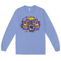 Colony Blue halloween rainbow Long Sleeve Tee - CowhideDigitalArt