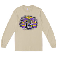 Mushroom halloween rainbow Long Sleeve Tee - CowhideDigitalArt