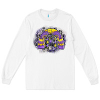 White halloween rainbow Long Sleeve Tee - CowhideDigitalArt