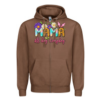 Chestnut mama all day everyday Zipper Hoodie - Artiststas