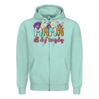 Seafoam mama all day everyday Zipper Hoodie - Artiststas