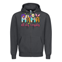 Smoke mama all day everyday Zipper Hoodie - Artiststas