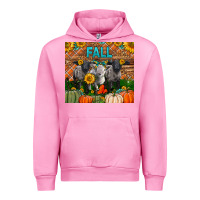 Fuchsia Pink Fall Baby Lambs Urban Hoodie - LillyAllenDesigns