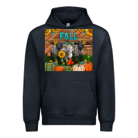 Navy Fall Baby Lambs Urban Hoodie - LillyAllenDesigns