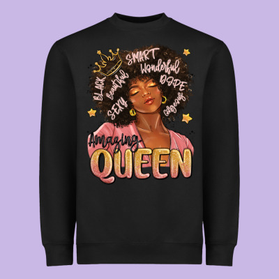 Heavyweight Sweatshirt black queen